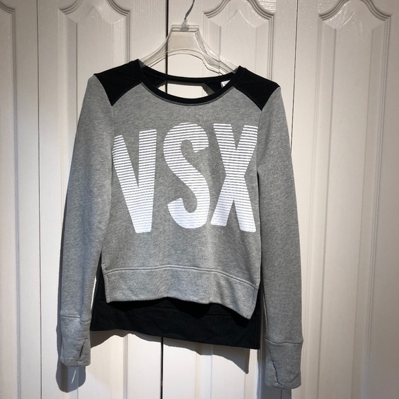 Victoria's Secret Tops - Victoria Secret VSX Sport Open Back Sweatshirt